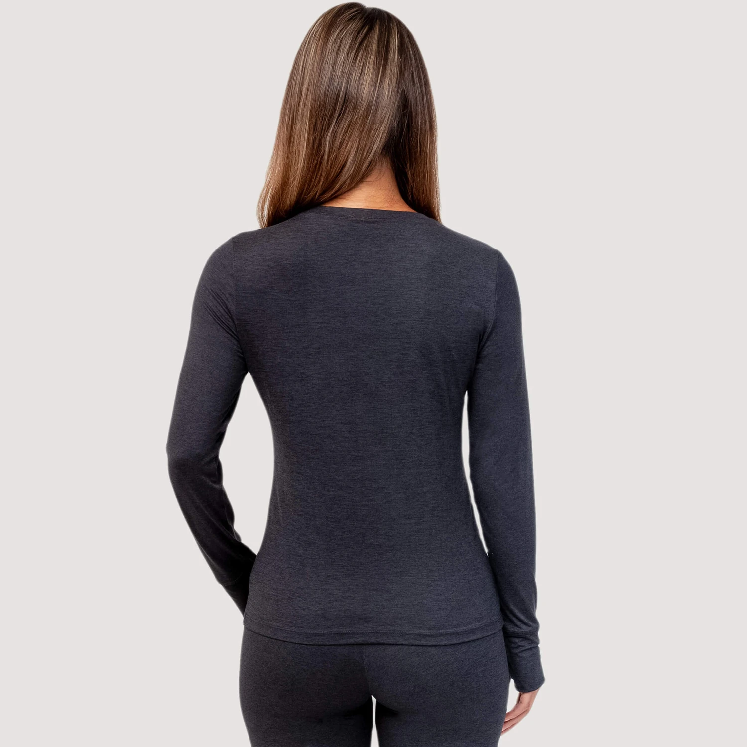 Women's Midweight Sueded Base Layer Top 2 Women's Midweight Sueded Base Layer Top - Image 2
