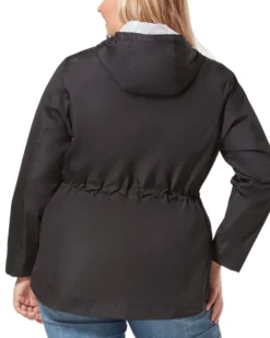 Women's Plus Size New Day Radiance Anorak Rain Jacket -Refined Fashion womens plus size new day radiance anorak rain jacket black 3 scaled